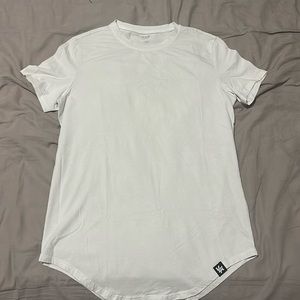 YoungLA Scallop tee in white - large